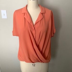 Apricot button wrap size L